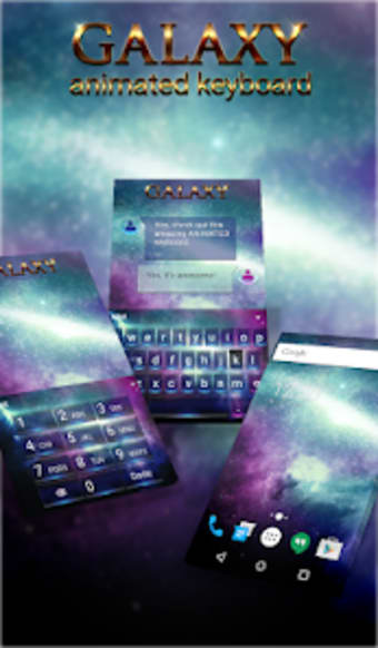 Galaxy Animated Keyboard