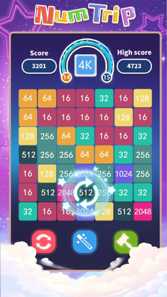 NumTrip - Free 2048 Number Merge Block Puzzle Game