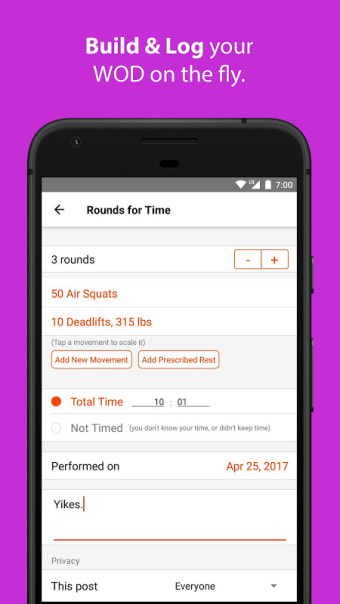 CrossFit btwb: Official CrossFit Workout Tracker