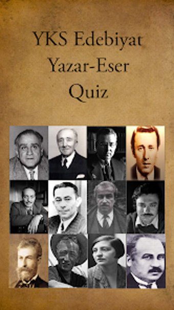 YKS EDEBİYAT - Yazar Eser Quiz