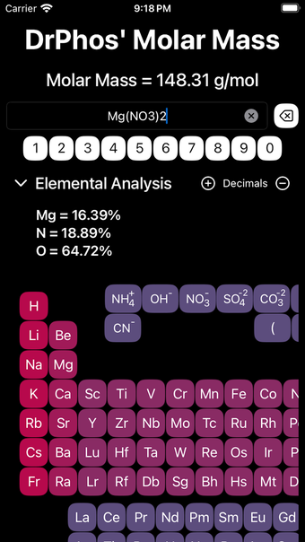 DrPhos Molar Mass