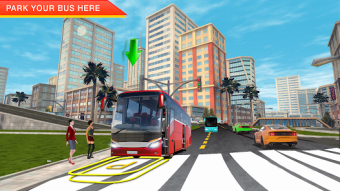 Modern City Bus Driving Game