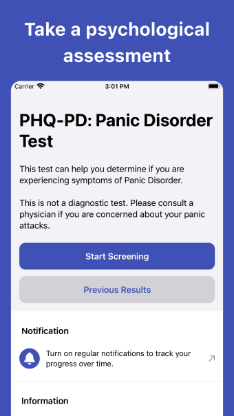 Panic Disorder Test