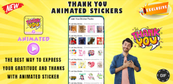 Thank You Stickers Animated