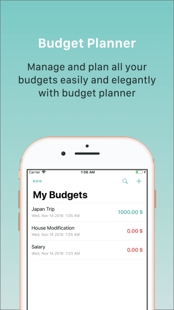 مصاريفي - Budget Planner