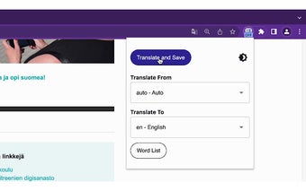 Translate and Save - LangBrowser