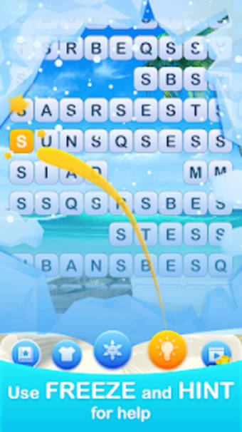 Scrolling Words-Find Words from Scrolling Letters