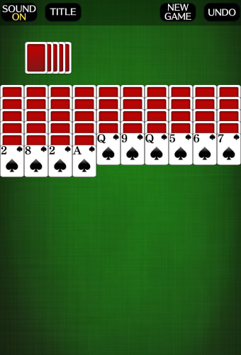 Spider Solitaire card game