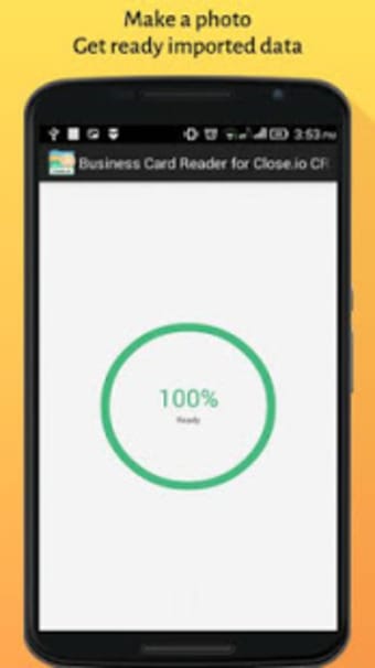 Close CRM Business Card Reader
