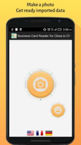 Close CRM Business Card Reader