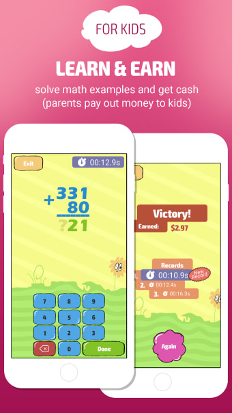 Learn Math  Earn Pocket Money. For Kids