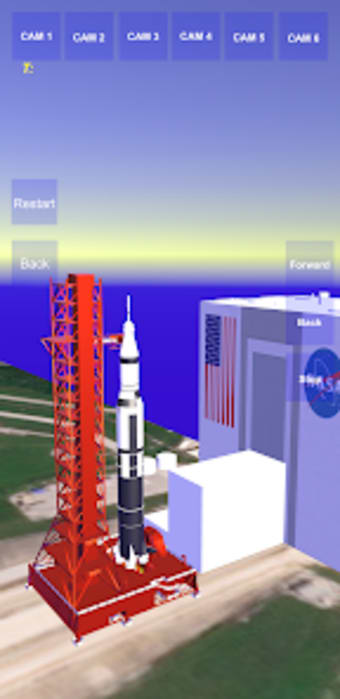 Saturn V Rocket 3D Simulation