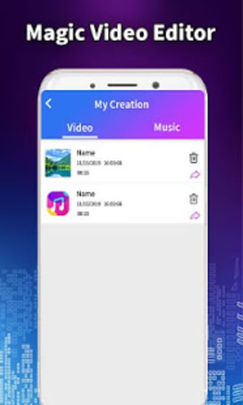 Magic Video Editor - Photo With Music Maker