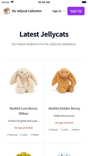 My Jellycat Collection