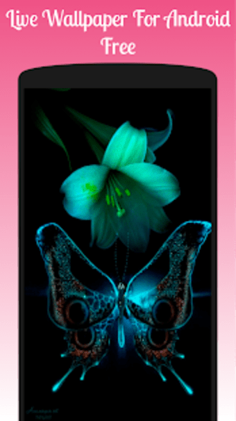 Neon butterflies Live Wallpaper Neon butterflies
