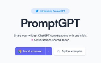 PromptGPT: Share your ChatGPT conversations