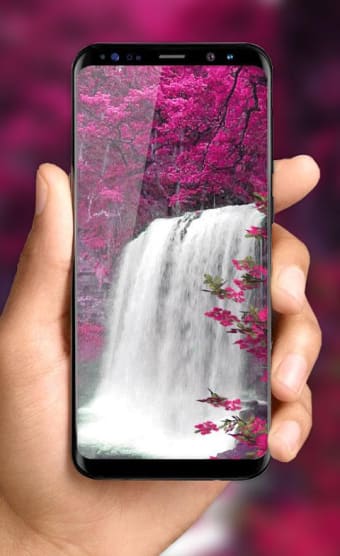 Waterfall Flower live Wallpaper 2018: 3D Aquarium