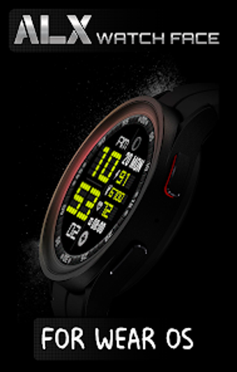 ALX07 LCD Digital Watch Face