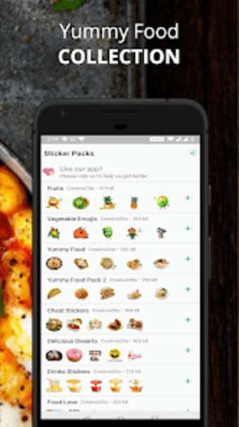 Food Stickers for WhatsApp