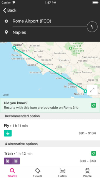Rome2rio: Trip Planner
