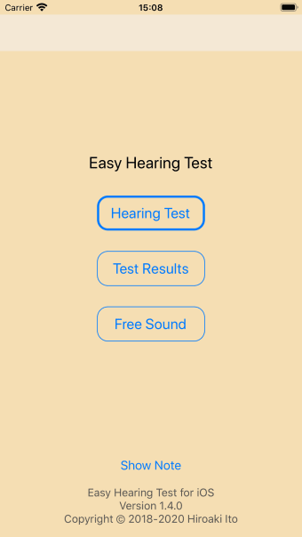 Easy Hearing Test