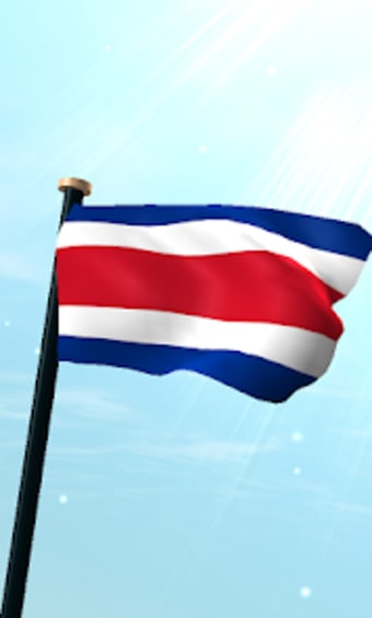 Costa Rica Flag 3D Free