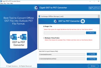 Cigati OST to PST Converter