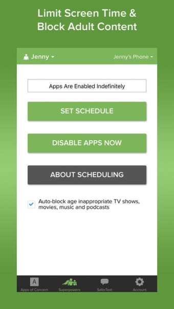 SaferKid Text Monitoring App