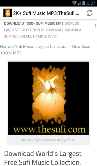 5000 Sufi Music MP3: TheSufi.com