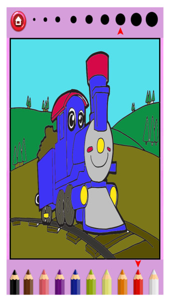 Train Coloring Game for Kids - Kids Learning Game