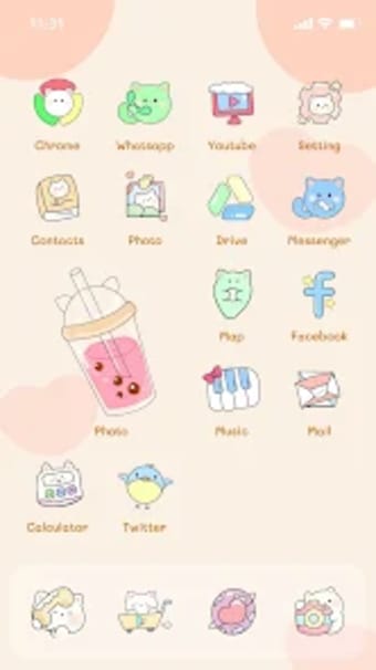 Wow Jazzy Cat  Icon Pack