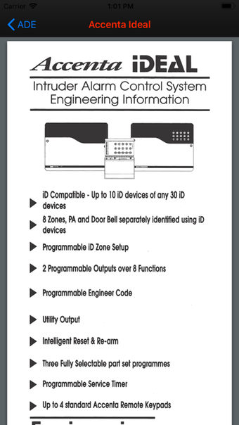 Security Alarm Manuals