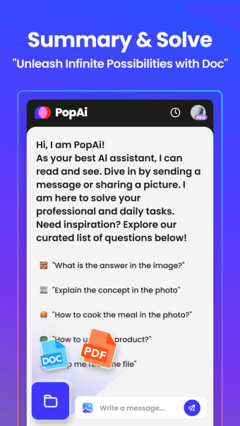 PopAi-AI Chat with PDF  Image