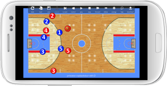 Basketball Play Designer and Coach Tactic Board