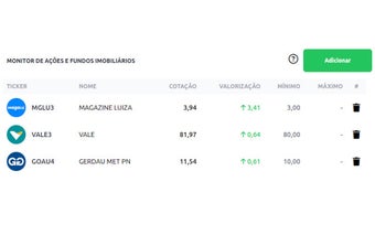 Monitor de Ações e Fundos Imobiliários