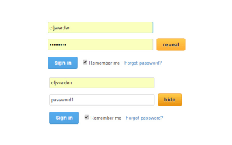 Password revealer