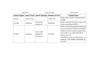 Search Matrix Maker