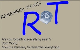 Remember Things