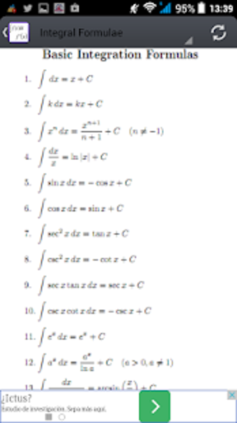 Derivative and Integral EVA