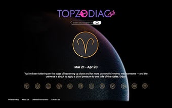 Top Zodiac Tab New Tab