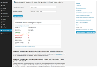 Quttera Web Malware Scanner