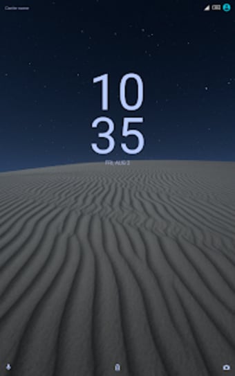 Night in the desert  Xperia Theme