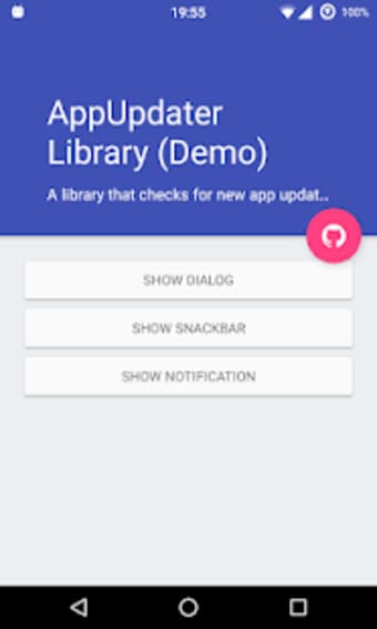 AppUpdater Library Demo