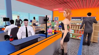 Hypermarket Cashier Simulator