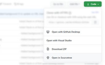 Github Clone to Sourcetree Button