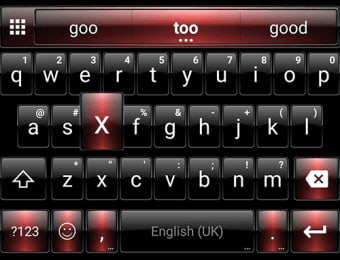 Emoji Keyboard Dusk Black Red
