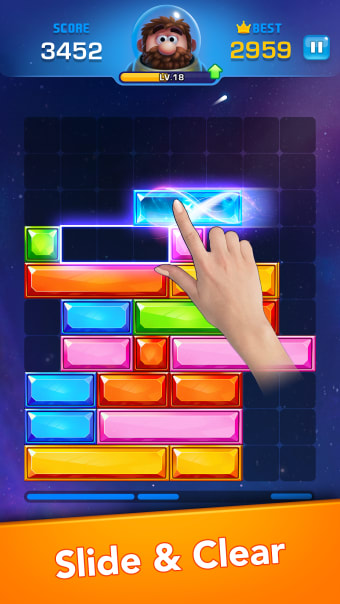 Jewel Sliding Puzzle Game