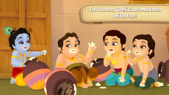 Krishna Makhanchor Fun on Dahihandi with Coconut