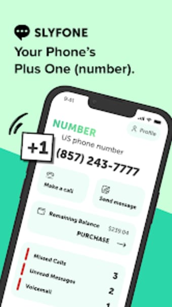 SLYFONE Virtual Mobile Number