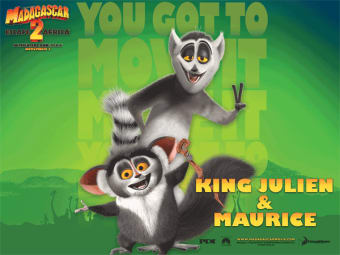Madagascar 2: Rei Julien e Maurice